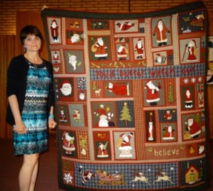 First Place- Elaine Bell - Santas Coming To Town