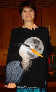 First Place-Elaine Bell - Heron By The Moon